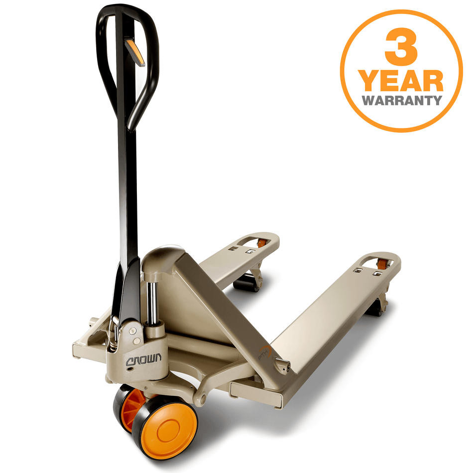 Crown PTH 50 Series Hand Pallet Truck, Load Capacity 2,300 kg, Fork L 990 mm x W 685 mm, Single Polyurethane Load Wheels