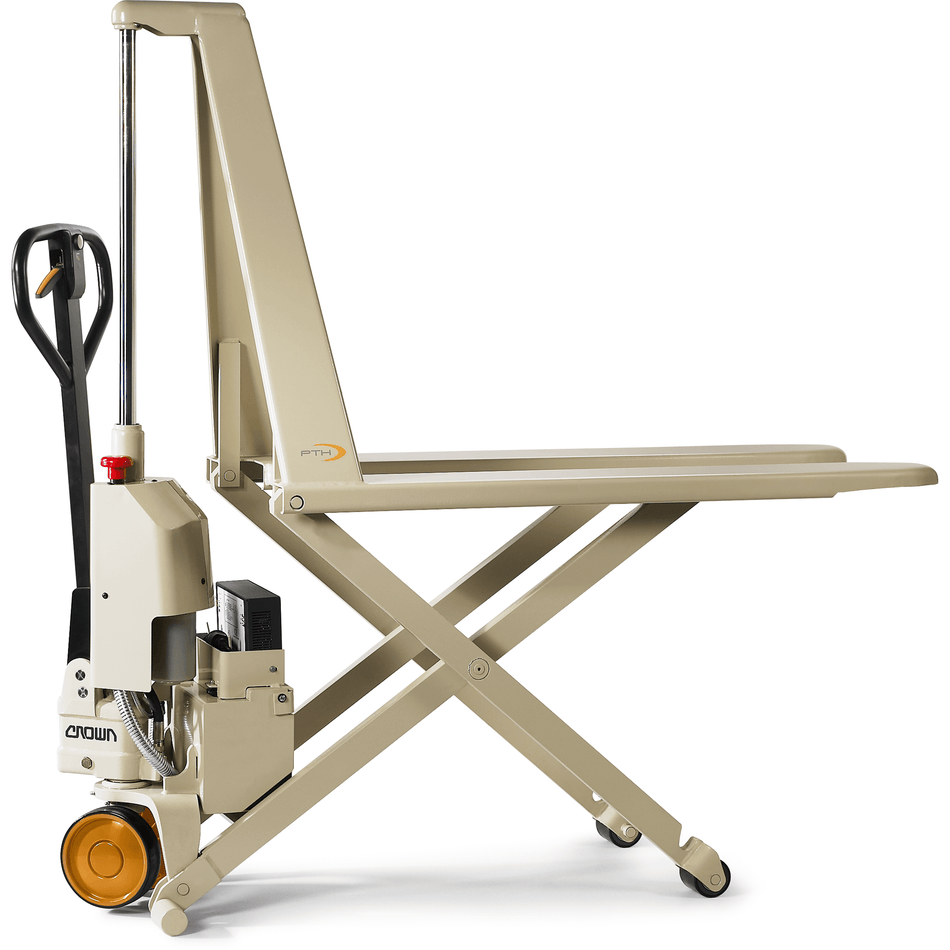 Crown PTH 50 PS Series Hand Pallet Truck with Powered Scissor Lift, Load Capacity 1,000 kg, Fork L 1,150 mm x W 540 mm